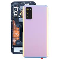 huismerk Originele batterij achtercover met camera lens voor Huawei Honor V30 (wit)