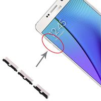 huismerk 10 set kant toetsen voor Galaxy Note 5 (goud)