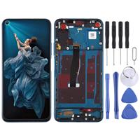 huismerk LCD-scherm en digitizer volledige montage met frame voor Huawei Honor 20 Pro (blauw)