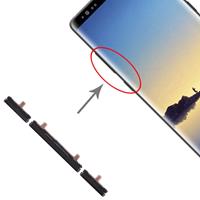 huismerk 10 set Zijkleutels voor Galaxy Note 8 (zwart)