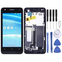 huismerk LCD-scherm en digitizer volledige montage met frame voor ASUS Zenfone C ZC451CG Z007 (zwart)