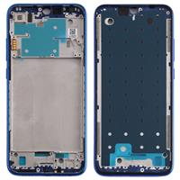 huismerk Front Housing LCD Frame Bezel Plate voor Xiaomi Redmi Note 8 (Blauw)