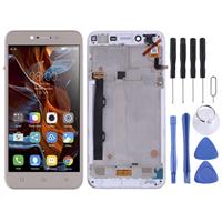 huismerk LCD-scherm en digitizer volledige assemblage met frame voor Lenovo Vibe K5 Plus A6020A46 A6020l36 A6020l37(Goud)