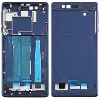 huismerk Front behuizing LCD Frame Bezel Plaat voor Nokia 3 / TA-1020 TA-1028 TA-1032 TA-1038 (Blauw)