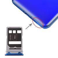 huismerk SIM-kaartlade + SIM-kaartlade voor Huawei Honor V30 Pro / Honor V30 (Blauw)