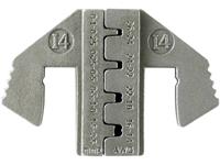 toolcraft PLE-0I4 Krimp-onderdelen Platte stekkers Krimpbereik: 0.1 tot 2.5 mmÂ² Geschikt voor merk:  PZ-500