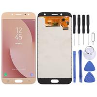 huismerk TFT-materiaal LCD-scherm en digitizer volledige assemblage voor Galaxy J7 (2017) J730F/DS J730FM/DS AT&T (goud)