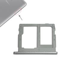 huismerk SIM-kaart lade + micro SD-kaart lade voor Galaxy tab A 8 0/T380/T385 (grijs)