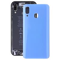 huismerk Battery back cover voor Galaxy A40 SM-A405F/DS SM-A405FN/DS SM-A405FM/DS (blauw)