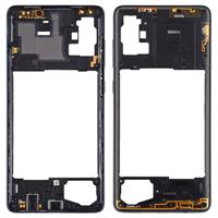 huismerk Middle Frame Bezel Plate voor Samsung Galaxy A71 (Zwart)