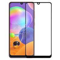 huismerk Front Screen Buitenste Glazen Lens voor Samsung Galaxy A31 (Zwart)