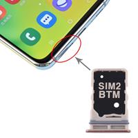 huismerk SIM-kaartlade + SIM-kaartlade voor Samsung Galaxy A80 (Goud)