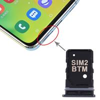 huismerk SIM-kaartlade + SIM-kaartlade voor Samsung Galaxy A80 (Zwart)