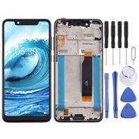 huismerk LCD-scherm en digitizer volledige assemblage met frame voor Nokia 5.1 Plus / X5 / TA-1102 TA-1105 TA-1108 TA-1109 TA-1112 TA-1120 TA-1199(Zwart)