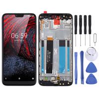 huismerk LCD-scherm en digitizer volledige assemblage met frame voor Nokia X6 / 6.1 Plus TA-1099 TA-1116 TA-1103 TA-1083