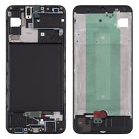 huismerk Front Housing LCD Frame Bezel Plate voor Samsung Galaxy A30s (Zwart)