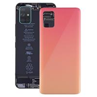 huismerk Originele batterij achterkant voor Galaxy A51 (Roze)