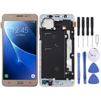 huismerk TFT-materiaal LCD-scherm en digitizer volledige assemblage met frame voor Galaxy J7 (2016)/J710F (goud)