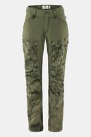 Fjällräven Keb Broek Dames Groen/Ass. Camouflage