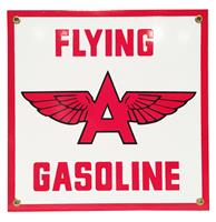 fiftiesstore Flying A Gasoline Emaille Bord