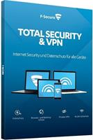 F-Secure Total Security & VPN 2020, Download, Vollversion 3 Geräte 1 Jahr