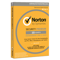 Symantec Norton Security Premium 3.0, 10 apparaten, volledige versie, [editie 2020]. 3 Jaar
