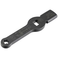 hazet TORX Schlag-Schlüssel mit 2 Schlagflächen - Vierkant hohl 20 mm (3/4 Zoll) - Außen TORX Profil - Schlüsselweite: E 18 - Gesamtlänge: 215 mm