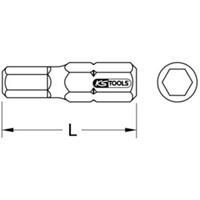 Kstools 10mm CLASSIC Bit Innensechskant, 30mm, 4mm