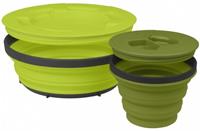Sea to Summit campingset X Seal & Go Small groen 2 delig