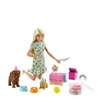 Mattel GXV75 - Barbie - Spielset mit Puppe und Knete, Hündchenparty