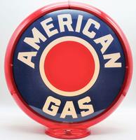 Fiftiesstore American Gas Red Dot Benzinepomp Bol
