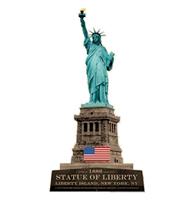 Fiftiesstore Statue Of Liberty Zwaar Metalen Bord - 107 x 54 cm