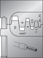 Gedore Modul-Einsatz für Aderendhülsen 50/35 mm