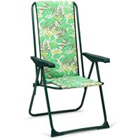 SOLENNY Klappbarer und verstellbarer Stuhl 5 Positionen Gepolstert mit 2 cm hoher Rückenlehne - 