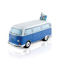 Fiftiesstore VW T2 Bus Spaarpot Blauw