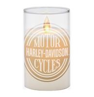 Fiftiesstore Harley-Davidson Circle Logo Flameless LED Kaars