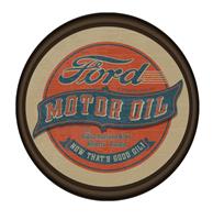 Fiftiesstore Ford Motor Oil Rond Wandbord 30 cm