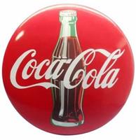 Fiftiesstore Coca-Cola Hars Contour Fles 3-D Button Bord