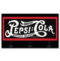 Fiftiesstore Drink Pepsi-Cola Houten Kapstok - 50 x 30 cm