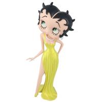 Fiftiesstore Betty Boop Avondjurk Geel Glitter Beeld 36.5 cm