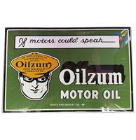 Fiftiesstore Oilzum Motor Oil Emaille Bord - 60 x 40 cm