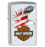 Fiftiesstore Zippo Aansteker Harley-Davidson # 250 Eagle / Shield
