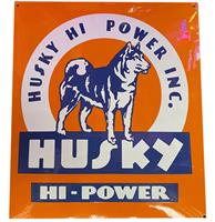 Fiftiesstore Husky Hi Power Inc. Emaille Bord - 44 x 50 cm