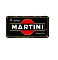 Fiftiesstore Hangend Bord Martini - Served Here