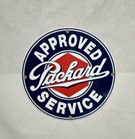 Fiftiesstore Approved Packard Service Emaille Bord