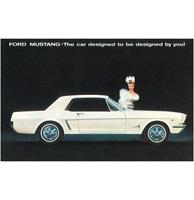 Fiftiesstore Mustang - Vintage Foto, Kunst Afdruk