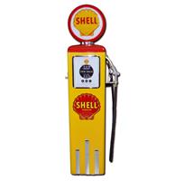 Fiftiesstore Shell 8 Ball Elektrische Benzinepomp Zonder Voet - Rood & Geel - Reproductie