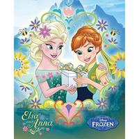 Pyramid Frozen Fever Anna And Elsa Frame Poster 40x50cm