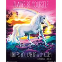 Pyramid Unicorn Always Be Yourself Poster 40x50cm