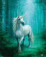 Pyramid Anne Stokes Forest Unicorn Poster 40x50cm